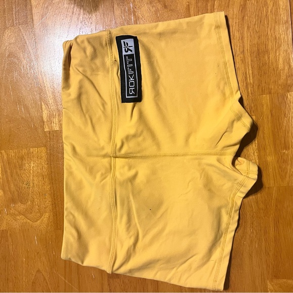 Yellow Rokfit Shorts - Picture 3 of 3